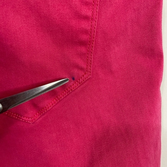 Kensie Jeans Ankle Biter Women's Hot Pink Denim Size 29 - Picture 9 of 9